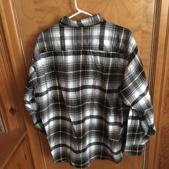 BassPro Black and Yellow Flannel - Picture 2 of 2
